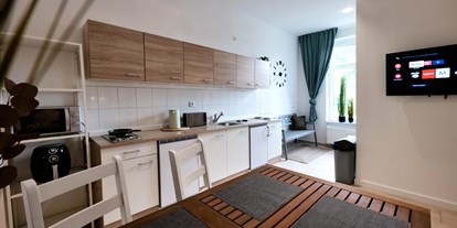 Monteurwohnung - Küche: eigene Küche - Oberhausen (Oberhausen, Stadt) - NOVA BEDS Neue Monteurwohnungen im Haus Weseler, Duisburg-Walsum