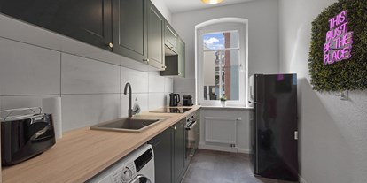 Monteurwohnung - Küche: eigene Küche - Sachsen - Küche  - Voll ausgestattetes Apartment in Dresden 