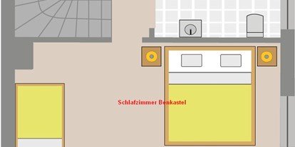 Monteurwohnung - Bettwäsche: Bettwäsche inklusive - PLZ 54472 (Deutschland) - Ferienhaus Moselfels für 2-8 Personen in 4 Schlafzimmern