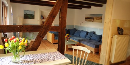 Monteurwohnung - Art der Unterkunft: Apartment - Niederrhein - Küchen- und Wohnbereich - Appartment auf dem Bauernhof