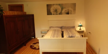 Monteurwohnung - Zimmertyp: Doppelzimmer - Wiehl - Schlafbereich - Appartment auf dem Bauernhof