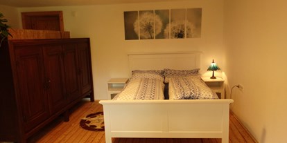 Monteurwohnung - Zimmertyp: Doppelzimmer - Nümbrecht - Schlafbereich - Appartment auf dem Bauernhof