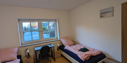 Monteurwohnung - Einzelbetten - Freren - Doppelzimmer Erdgeschoss  - Monteurunterkunft Lingen-Brögbern 