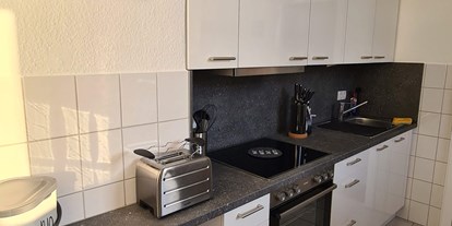 Monteurwohnung - Kühlschrank - Erdgeschoßwohnung
Küche - Monteurzimmer Ferienwohnung Kiel-Meimersdorf