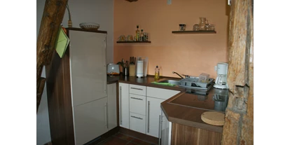 Monteurwohnung - Küche: eigene Küche - Warsow (Ludwigslust-Parchim) - Küchenzeile - Ferienwohnung Bauernhaus