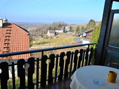 Monteurwohnung - Art der Unterkunft: Gästehaus - Wies (Landkreis Lörrach) - Aussicht vom Balkon - Monteurzimmer Haus Abendrot