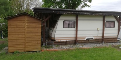 Monteurwohnung - Kühlschrank - PLZ 89428 (Deutschland) - von aussen, hinten - Goldberg-Camping Mörslingen UG (haftungsbeschränkt)