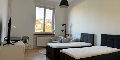 Monteurwohnung - Zimmertyp: Doppelzimmer - Pforzheim - Schlafzimmer - Quartiere auf Zeit 