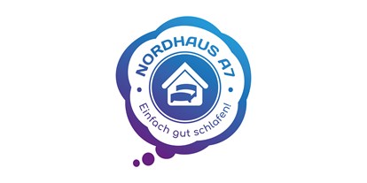 Monteurwohnung - Badezimmer: eigenes Bad - Brande-Hörnerkirchen - Logo & Claim: Nordhaus A7 – Einfach gut schlafen! - Nordhaus A7 bei Hamburg