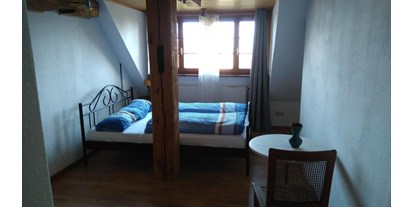 Monteurwohnung - Einzelbetten - Zeihen - Schlafzimmer 1 Bett  160x 200 cm - Rolf Diesslin