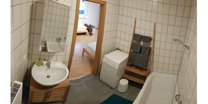 Monteurwohnung - Zimmertyp: Doppelzimmer - PLZ 67281 (Deutschland) - Badezimmer - Appartement Ludwigshafen-Maudach 