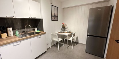 Monteurwohnung - Balkon - Lotte - Küche, HomeRent Unterkunft in Osnabrück - HomeRent in Osnabrück