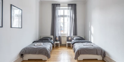 Monteurwohnung - Einzelbetten - Hessen - Schlafzimmer, HomeRent Unterkunft in Wiesbaden - HomeRent in Wiesbaden 