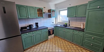 Monteurwohnung - Küche: eigene Küche - Presseck - Küche Wohnung 3 - Gästehaus Weißes Lamm Monteurzimmer