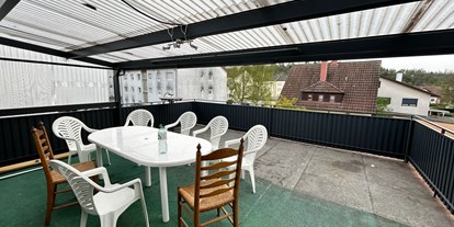 Monteurwohnung - Küche: Gemeinschaftsküche - Heilbronn - Terrasse - My-Skypalace Offenau