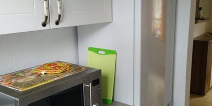 Monteurwohnung - Badezimmer: eigenes Bad - Buhlendorf - Küche - Monteurbungalow am Felsensee