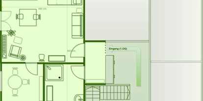 Monteurwohnung - Zimmertyp: Mehrbettzimmer - PLZ 88326 (Deutschland) - Grundriss - Ruhe auf dem Land