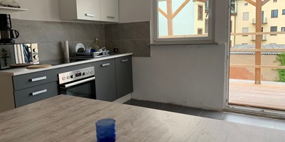 Monteurwohnung - Küche &Balkon - Town Appartement 