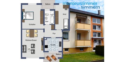 Monteurwohnung - Art der Unterkunft: Ferienwohnung - Bärenbach (Rhein-Hunsrück-Kreis) - Monteurzimmer Simmern