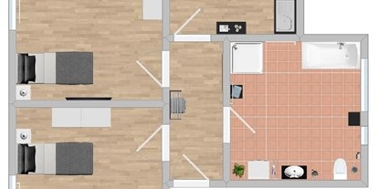 Monteurwohnung - Art der Unterkunft: Apartment - PLZ 93149 (Deutschland) - Grundriss - (RS101) Geräumige Monteurwohnung 