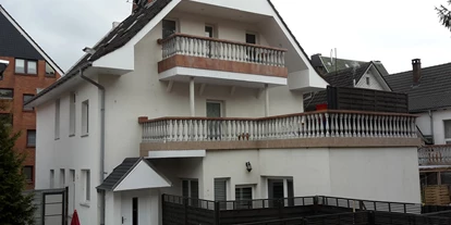 Monteurwohnung - Balkon - Bad Bederkesa - Hafen Apartment