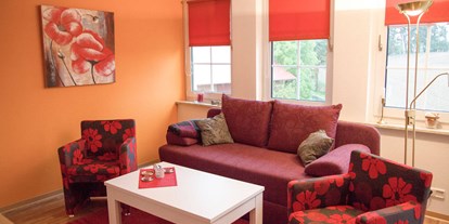 Monteurwohnung - TV - Bodensee - Wohnbereich - Wohnung mit extra Schlafzimmer - Apartment Haus am Grün