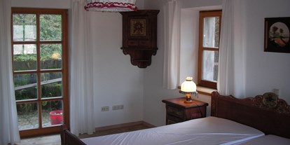 Monteurwohnung - Einzelbetten - Franken - Aussicht auf Terrasse - Villa Lucia in Kulmbach