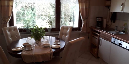 Monteurwohnung - TV - PLZ 58339 (Deutschland) - Die Küche mit Essbereich ist mit allem Wichtigen ausgestattet, was eine Monteurunterkunft haben sollte. - Ferien und Monteurwohnung