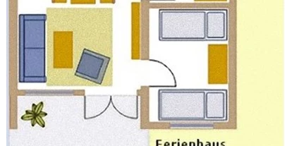 Monteurwohnung - Badezimmer: eigenes Bad - Niederfinow - Grundriss - Monteurswohnung Grimnitzsee Joachimsthal