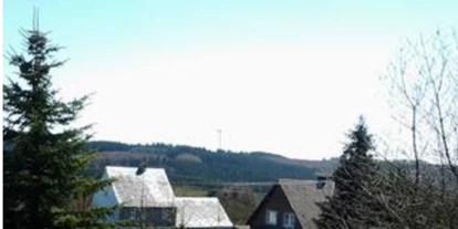 Monteurwohnung - WLAN - Quirnbach (Westerwaldkreis) - Blick aus dem Küchenfenster - Ferienwohnung Mika 1km von Bad Marienberg