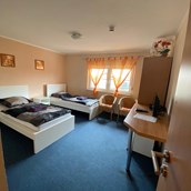 Monteurzimmer - Doppelzimmer mit Einzelbett, Fernseher, Wifi bzw. Wlan, Kühlschrank Dusche und WC
 - Pension Vanessa Kronau