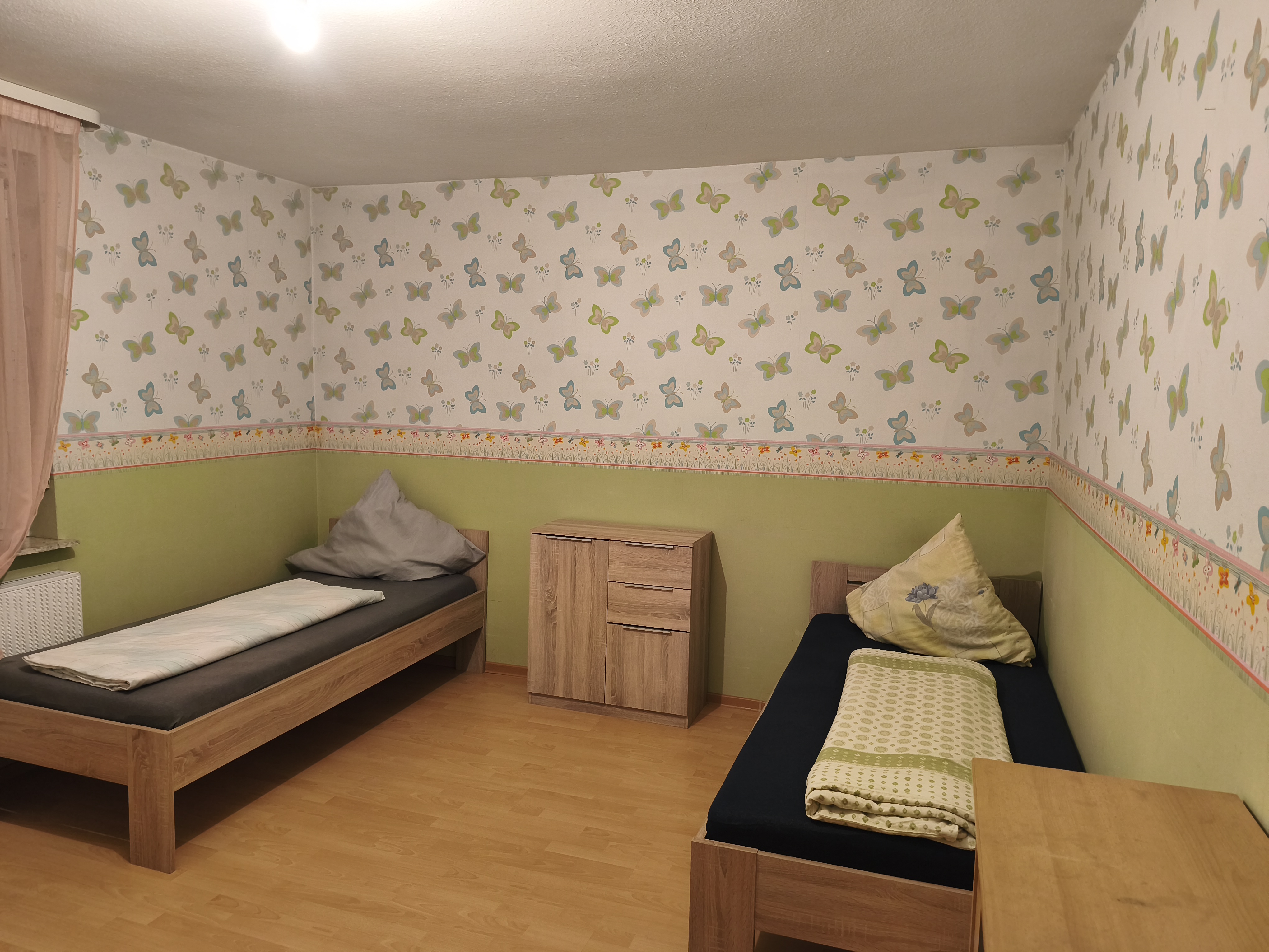 Monteurzimmer - Zimmer mit 3 Einzelbetten  - ASX Monteurwohnung Casa Alex Großalmerode Trubenhausen 
