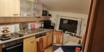 Monteurwohnung - Zimmertyp: Mehrbettzimmer - Boen - Küche aus der Sicht vom FlurPlatz für 4 Personen.  - Haus Else