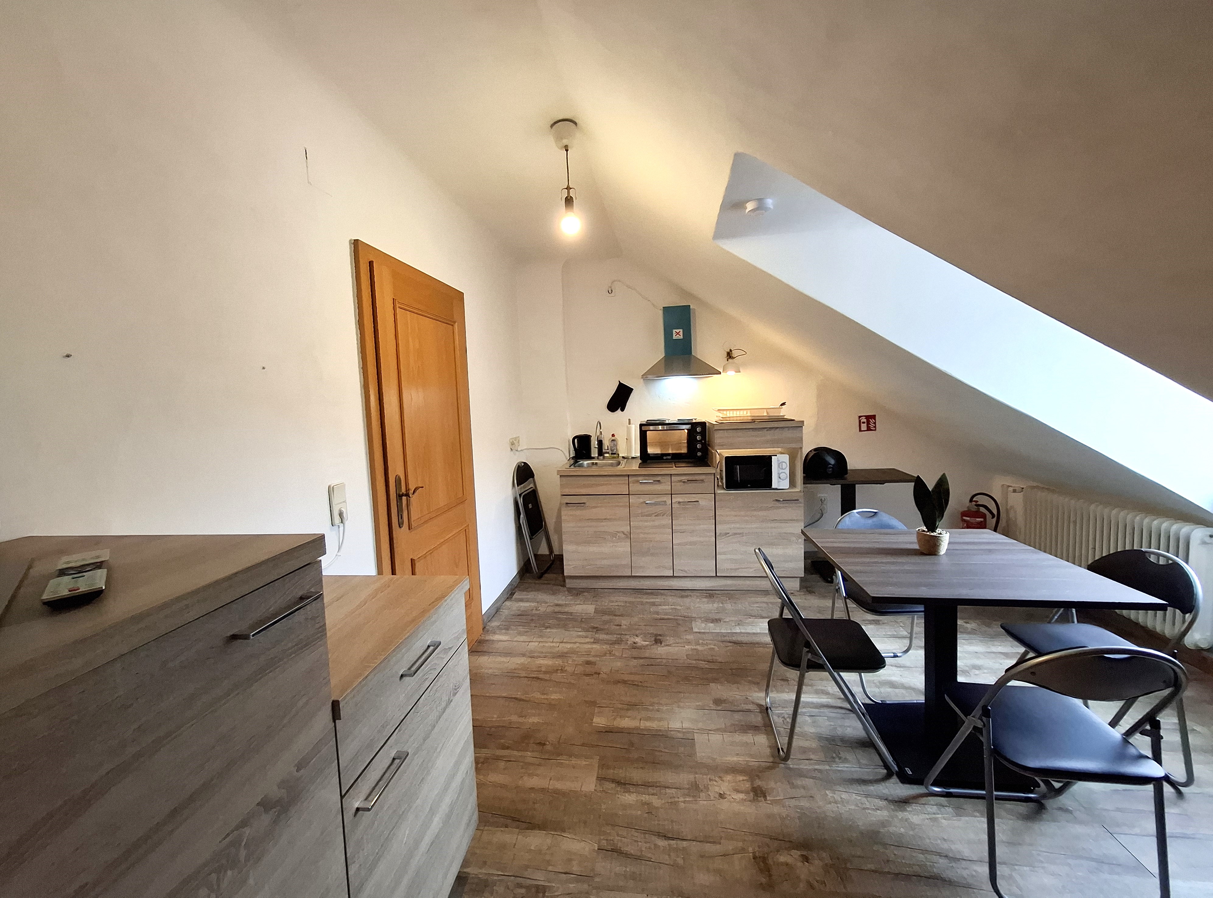 Monteurzimmer - Küche - Raben Apartment - Monteurunterkunft