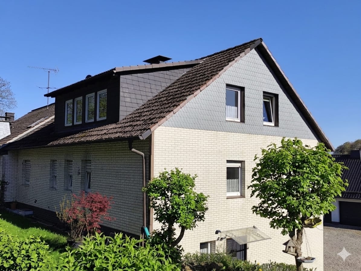 Monteurwohnung: Außenansicht Nord-West - Teambase Germinghausen Eröffnungsangebot 6 Personen insgesamt 99€/Nacht