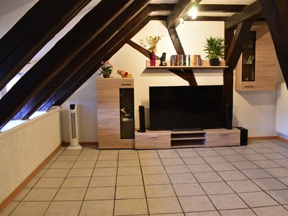 Monteurwohnung - Zimmertyp: Doppelzimmer - Berka/Werra - Wohnzimmer mit Fernseher - Leischnerhof