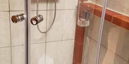 Monteurwohnung - Bettwäsche: Bettwäsche gegen Gebühr - Schöntal - DG Studio mit Dusche, Waschbecken, WC - Markus Hahn