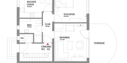 Monteurwohnung - Bettwäsche: Bettwäsche inklusive - Alteglofsheim - Ferienhaus mit 2 separaten 2 Zimmer Wohnungen und Stellplatz