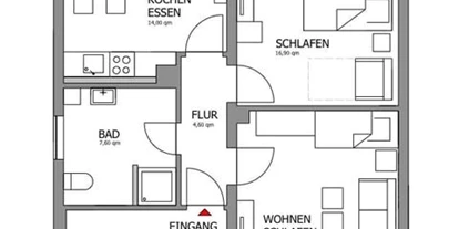 Monteurwohnung - Kühlschrank - Wenzenbach - Ferienhaus mit 2 separaten 2 Zimmer Wohnungen und Stellplatz
