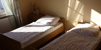 Monteurwohnung - Einzelbetten - Bühnsdorf - Schlafzimmer OG - Ferienwohnung Buttemühle