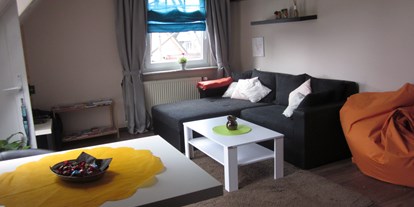 Monteurwohnung - Zimmertyp: Einzelzimmer - Möhnsen - Wohn- Ess-Bereich im 1. OG - Casa Cerasum