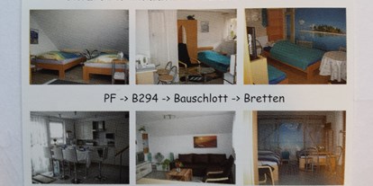 Monteurwohnung - Badezimmer: eigenes Bad - Walzbachtal Wössingen - Monteurzimmer-Neulingen