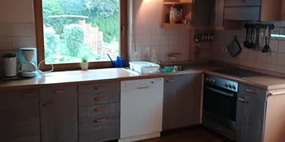 Monteurwohnung - Zimmertyp: Einzelzimmer - Fürth (Bergstraße) - Die Küche ist ausgestattet mit Backofen, Herd, Spülmaschine etc. - Ferienwohnung Bergstraße