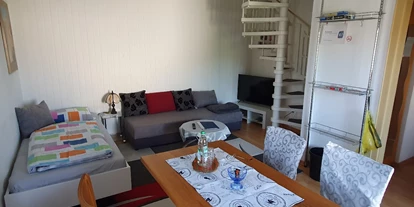 Monteurwohnung - Küche: eigene Küche - PLZ 91166 (Deutschland) - Schlafbereich im unteren Zimmer - Galerie-Apartment