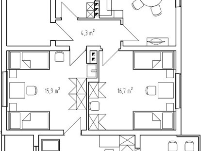 Monteurwohnung - Zimmertyp: Einzelzimmer - Pargfried - Monteurwohnung-Linz-Mair