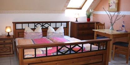Monteurwohnung - Zimmertyp: Mehrbettzimmer - Wolgast - Doppelzimmer mit Balkon - Landhaus Teichgraf