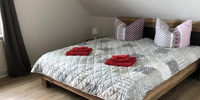 Monteurwohnung - Hund erlaubt - Seedorf (Rotenburg (Wümme)) - 3. Schlafzimmer 
1 Doppelbett  - Ferienhaus Ahlerstedt - Ahrensmoor 