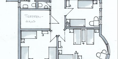 Monteurwohnung - Zimmertyp: Doppelzimmer - Stuttgart West - Grundriss der Monteurwohnung in Stuttgart - raumstuttgart