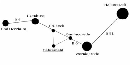 Monteurwohnung - Bettwäsche: Bettwäsche inklusive - Blankenburg (Landkreis Harz) - Anreise - Gästehaus Bruns im Harz