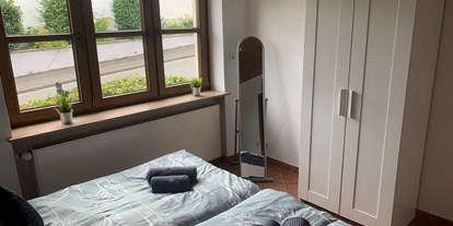 Monteurwohnung - Rheinland-Pfalz - Großes Schlafzimmer Bild 1.
2 Einzelbetten a 0,90m x 2,00m - Ferienwohnung Altendiez